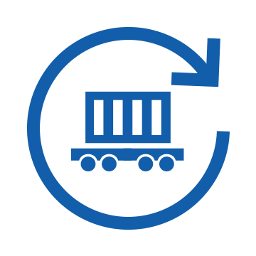 icone train cercle