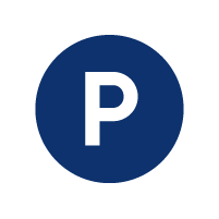 40 places de stationnement sur site icône de stationnement