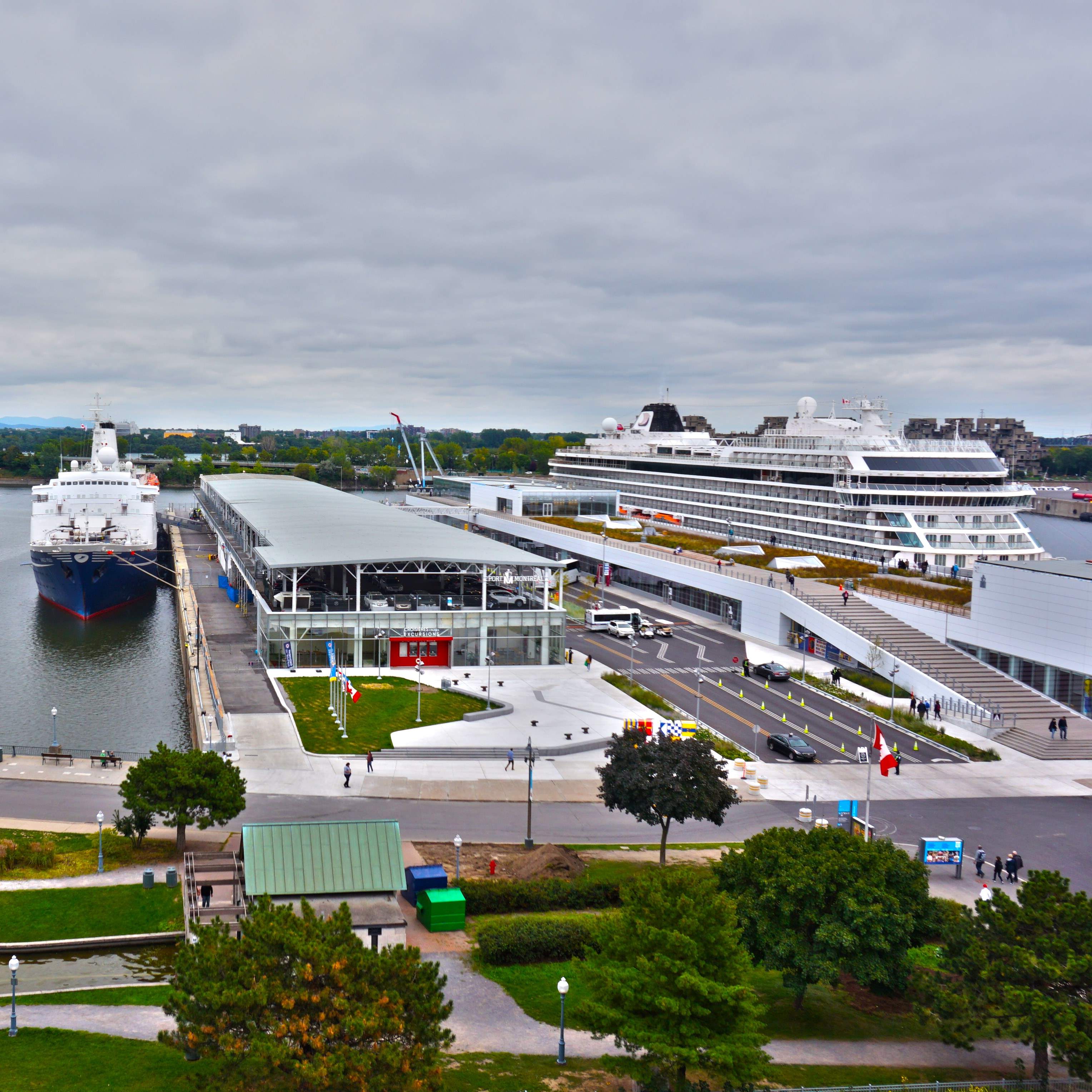 cruise ship port in montreal