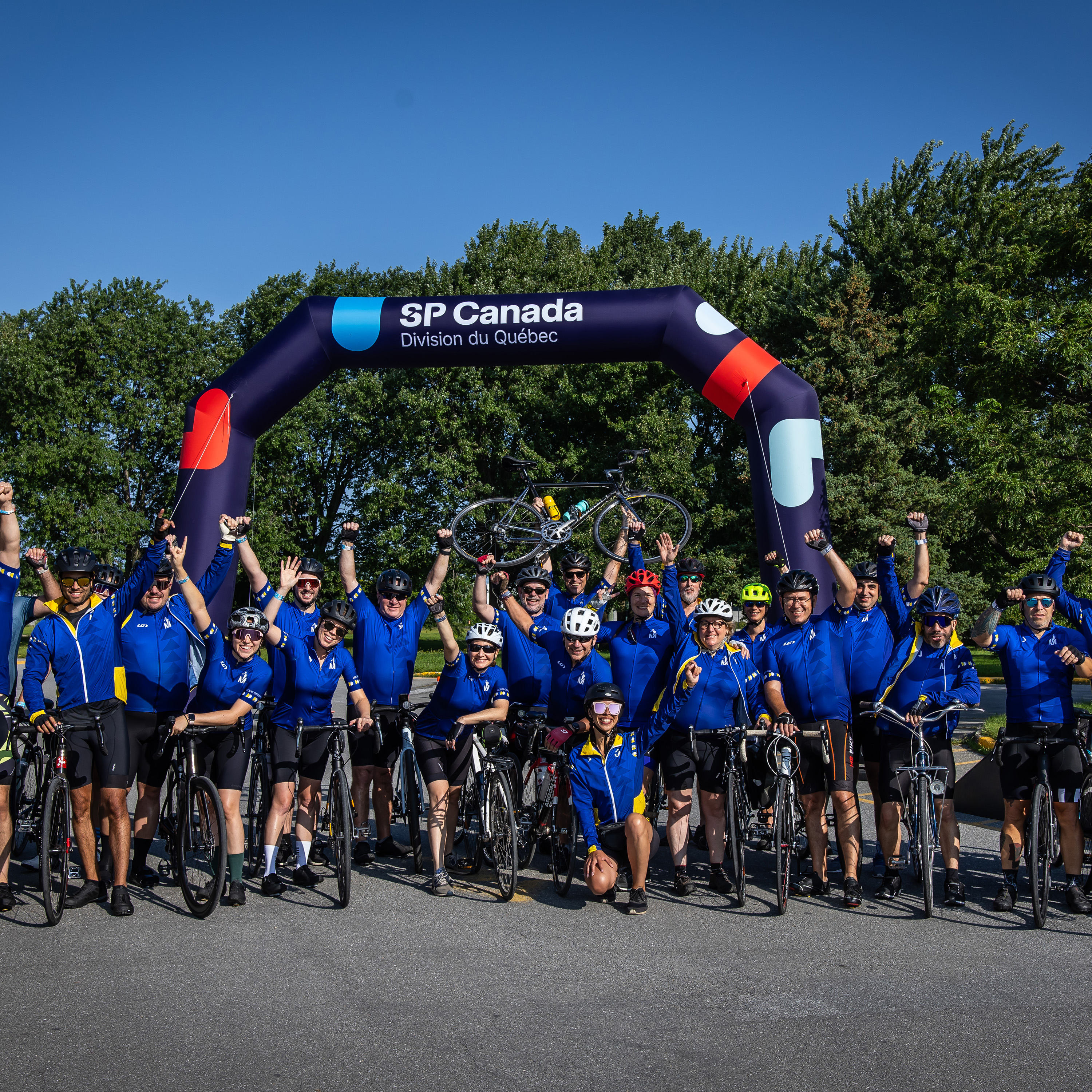 Équipe du Vélotour SP du Port de Montréal