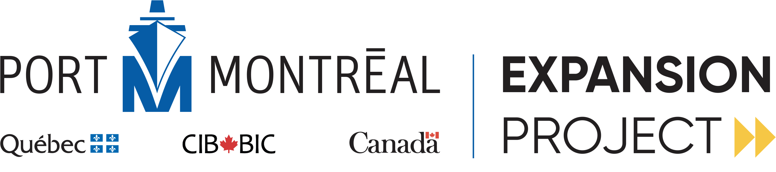 Logo of the Port of Montreal expansion project