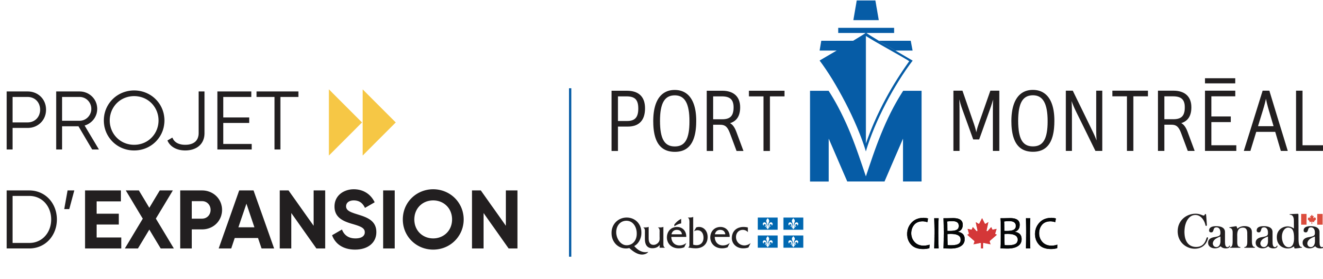 Logo du Projet d'expansion du Port de Montréal