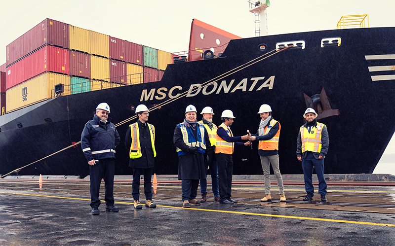 The MSC Donata crew