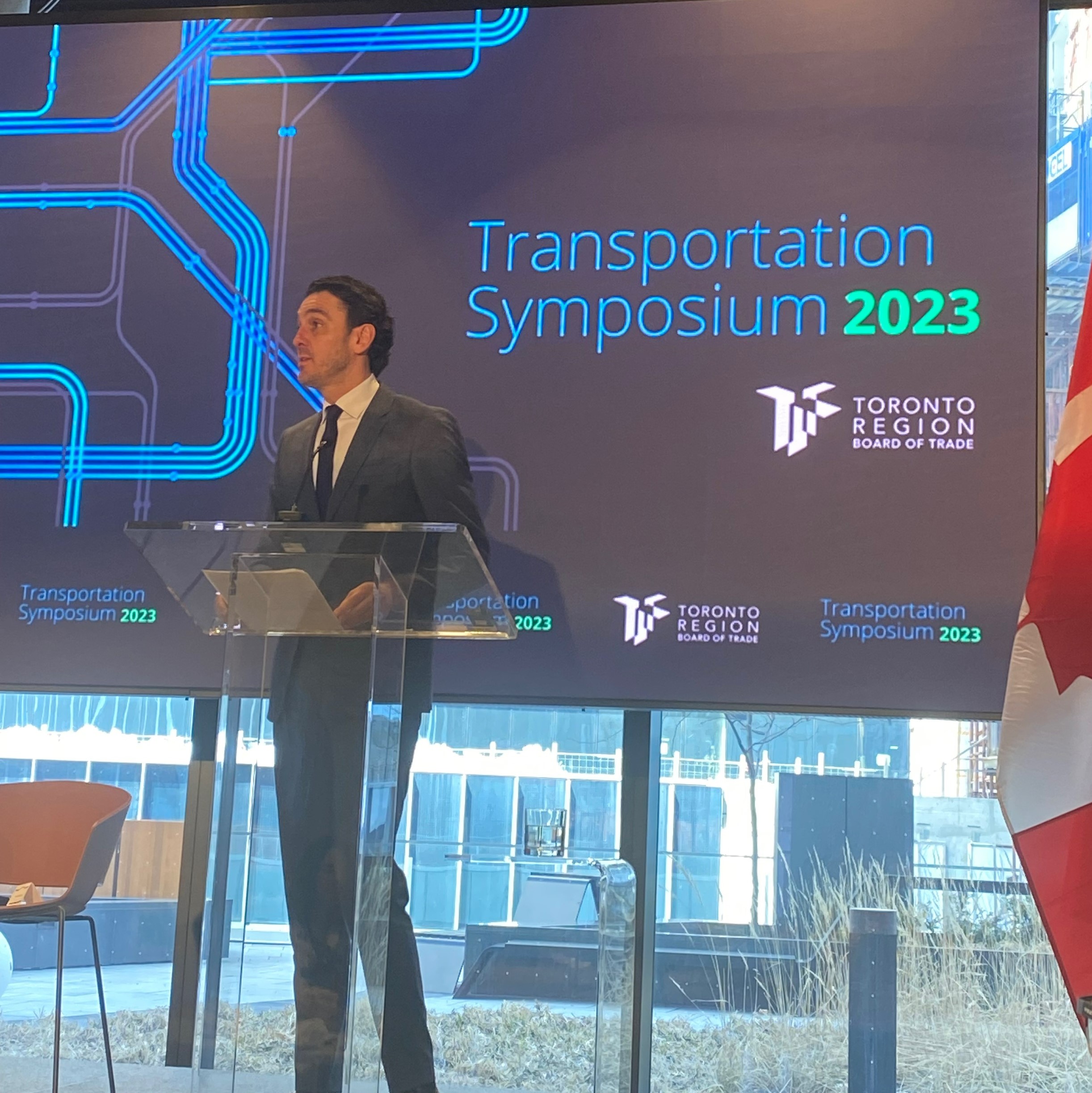 Martin Imbleau at Transportation Symposium