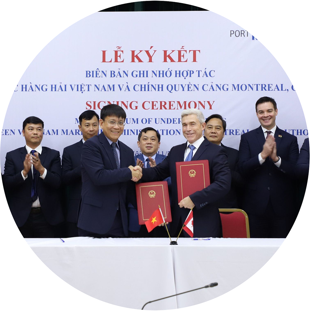 Signature de l'accord Port de Montréal-Vietnam