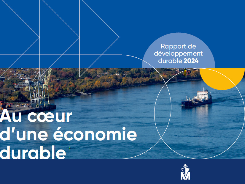 couverture du rapport de développement durable 2024 de l'APM
