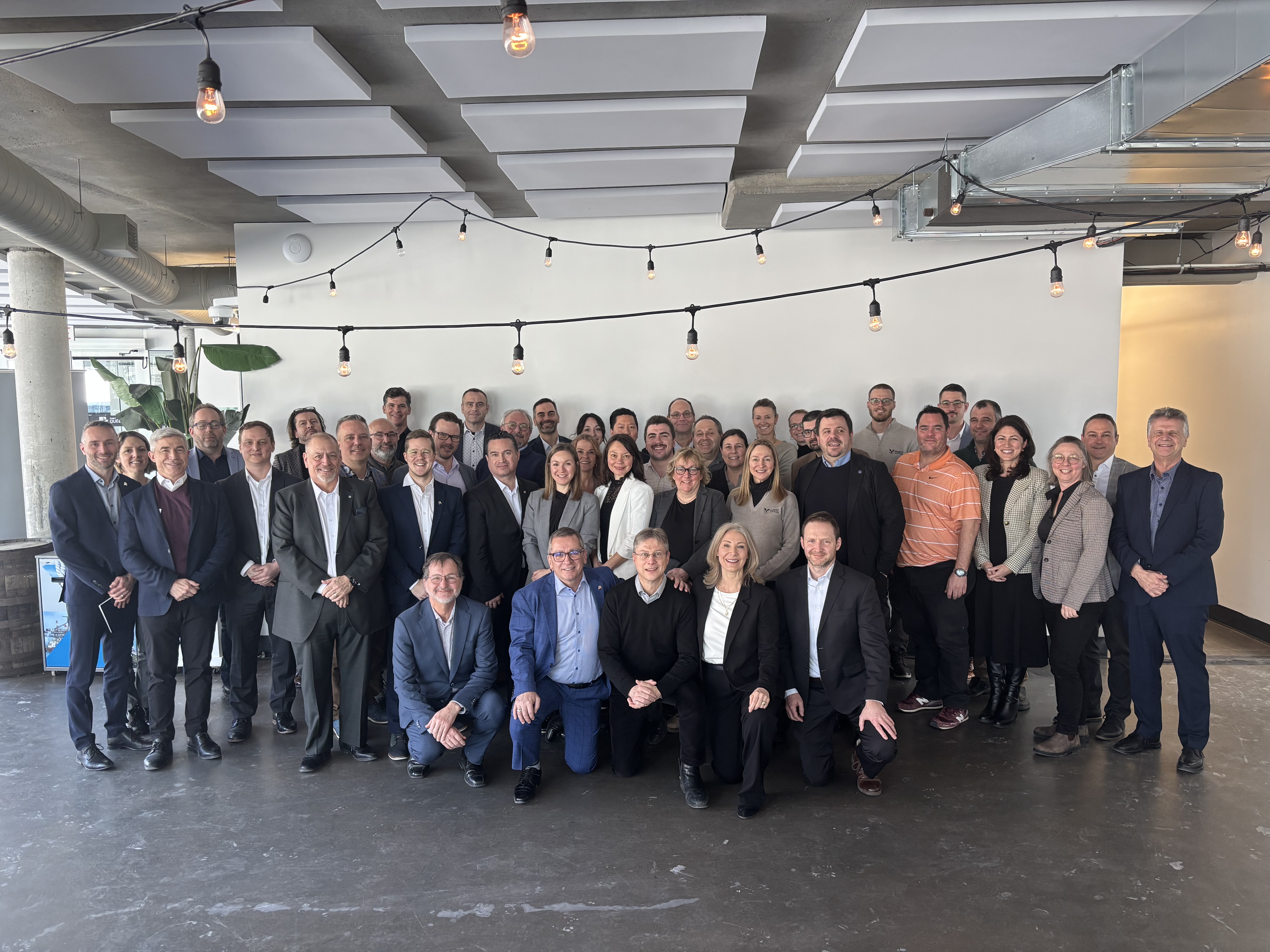 Reprsentants des conq ports du Saguenay Saint-Laurent et de North Sea Port