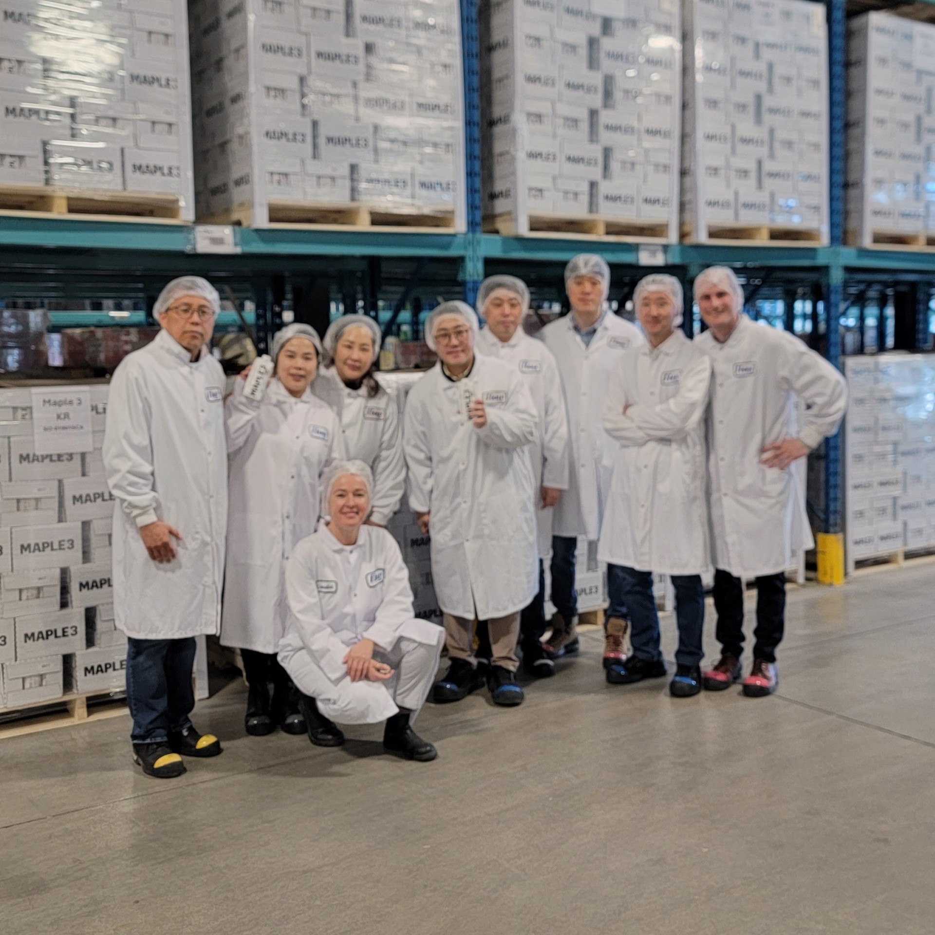 Employés de l'usine de Maple3