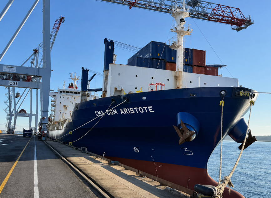 Navire Aristote au Port de Montréal