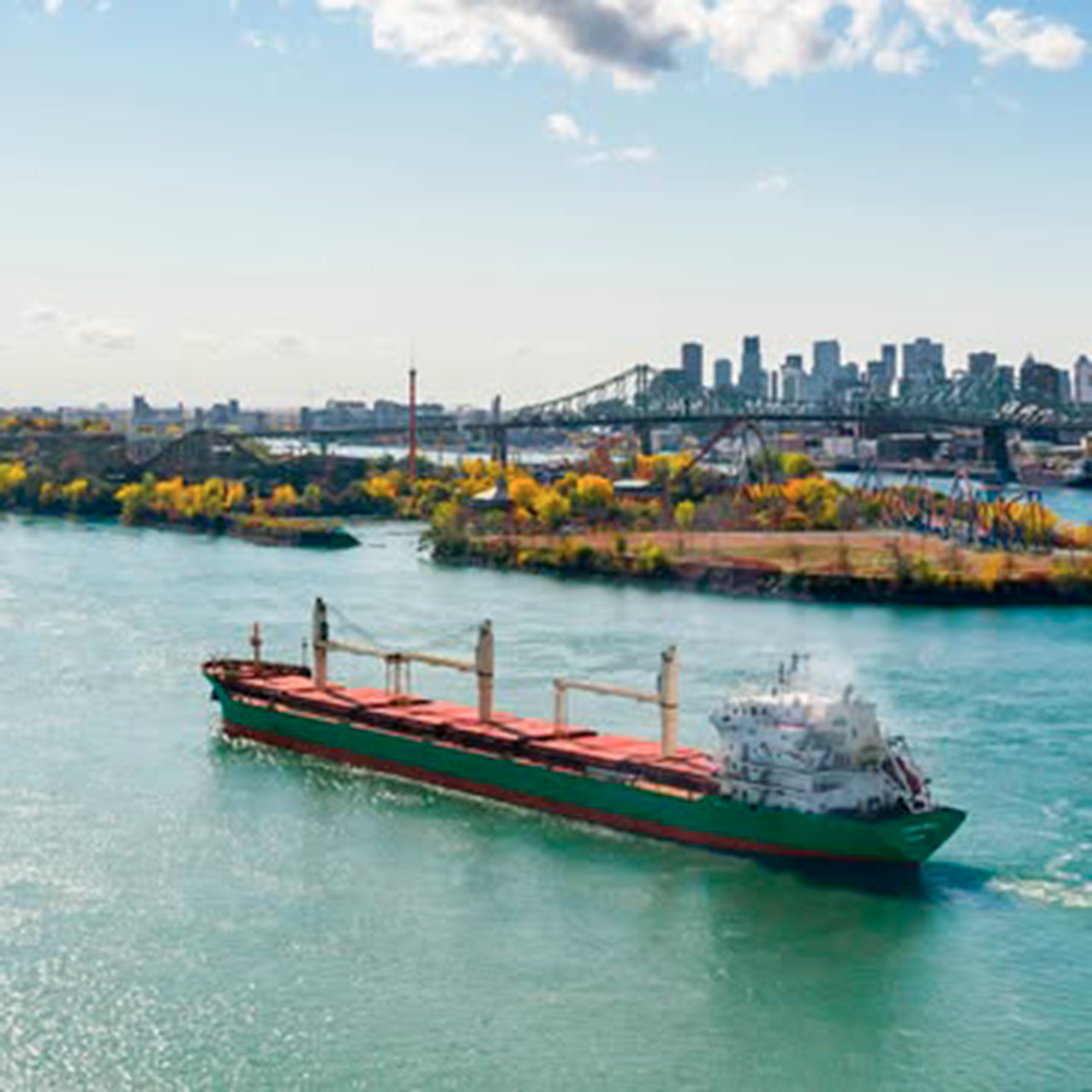 Navire de Canfornav à Montréal