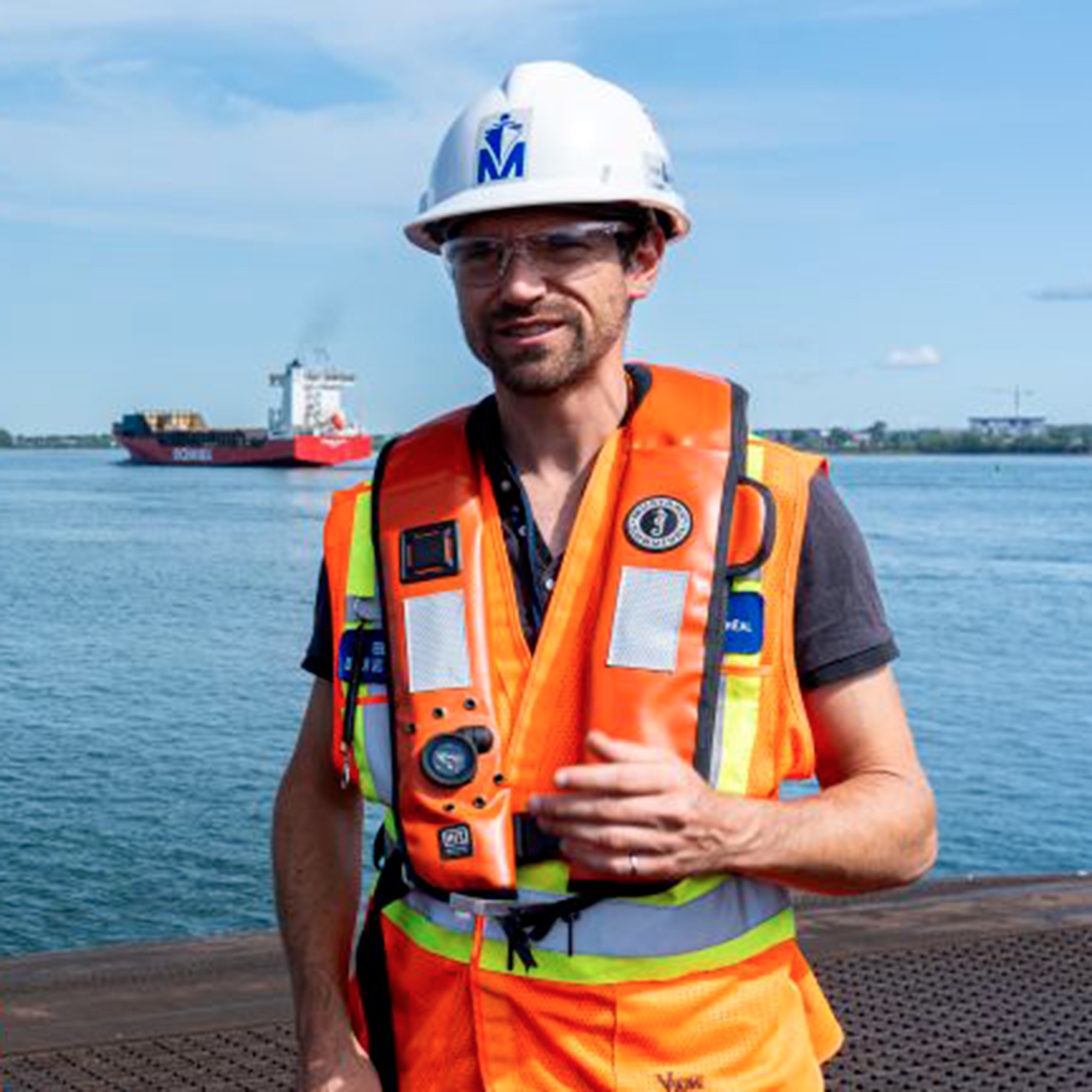 Réi Provost, ingénieur au Port de Montréal
