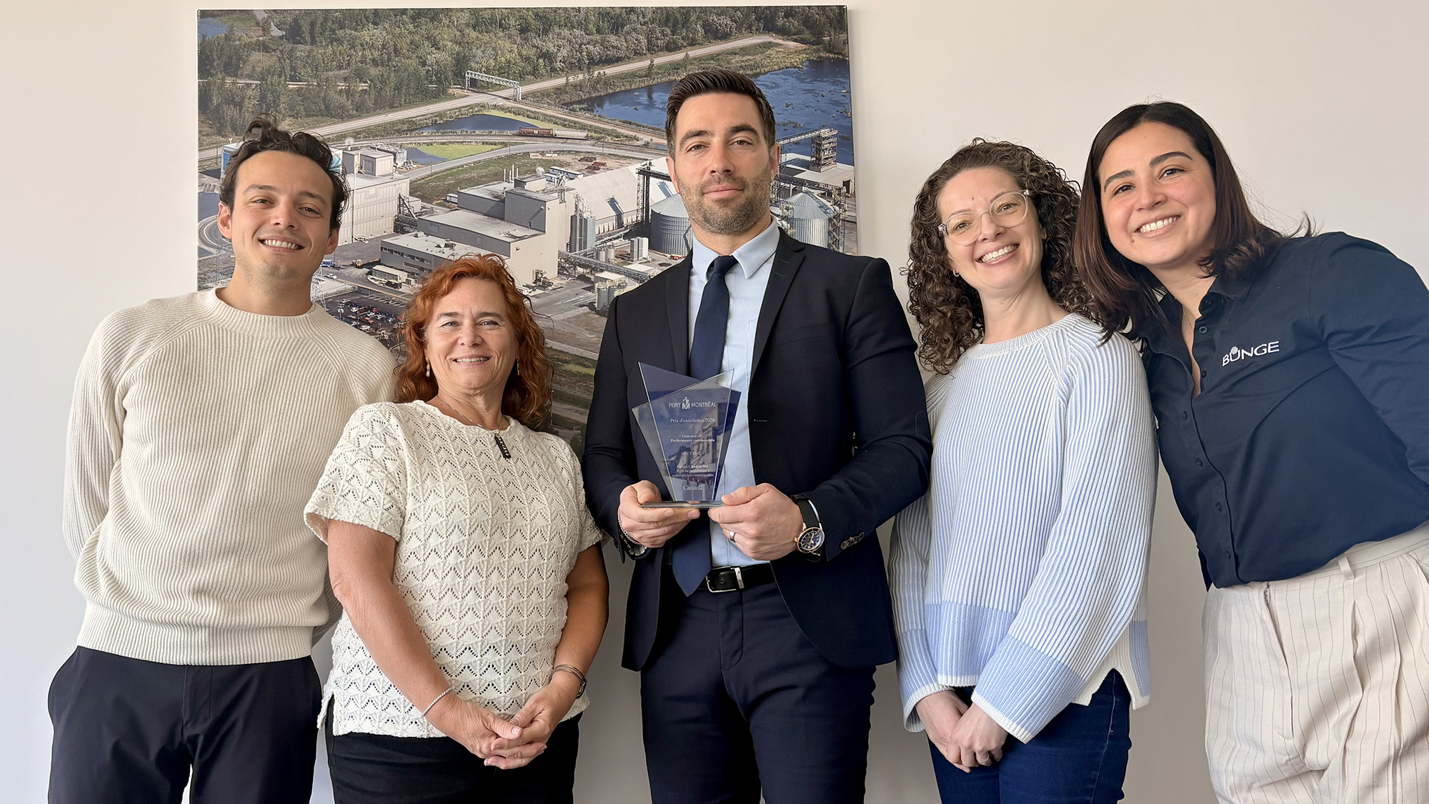 L'équipe commerciale de Bunge à Montréal