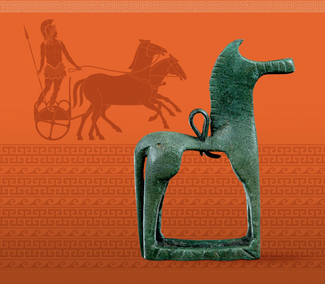 statuette de cheval de Grêce antique